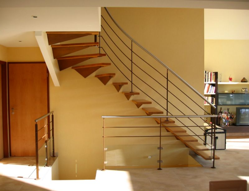escalier quart tournant rayonnant